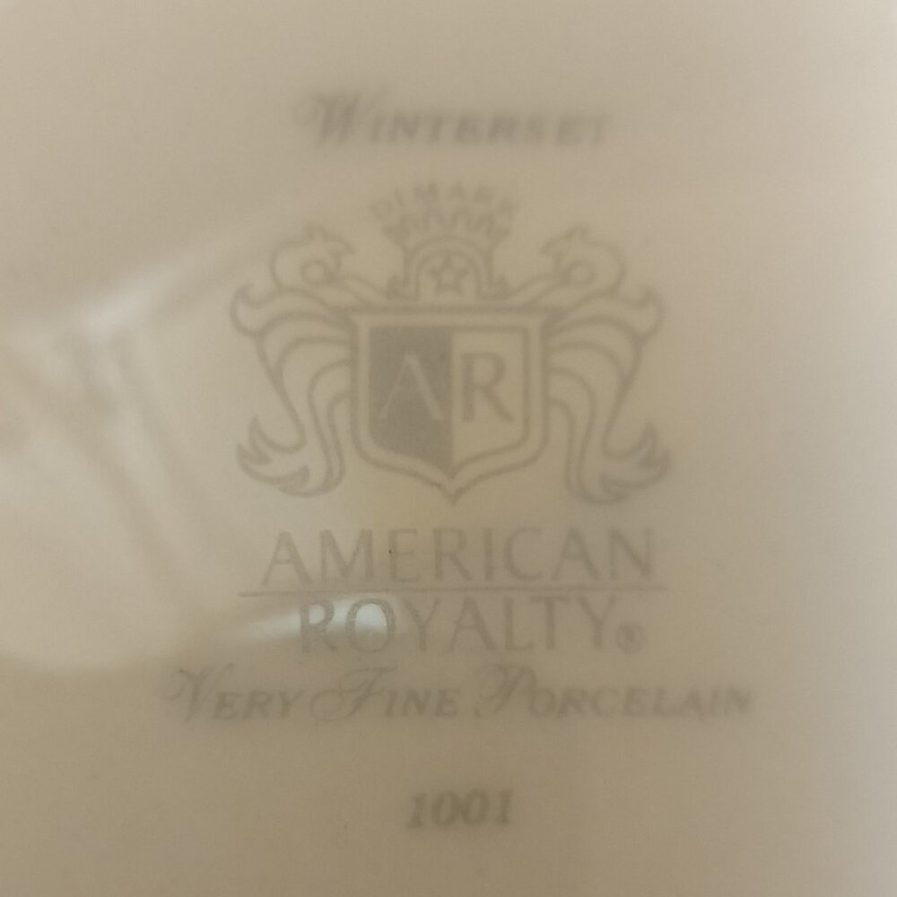 Vintage American Royalty Winterset Porcelain China Gravy Boat 1001 - Picture 5 of 5